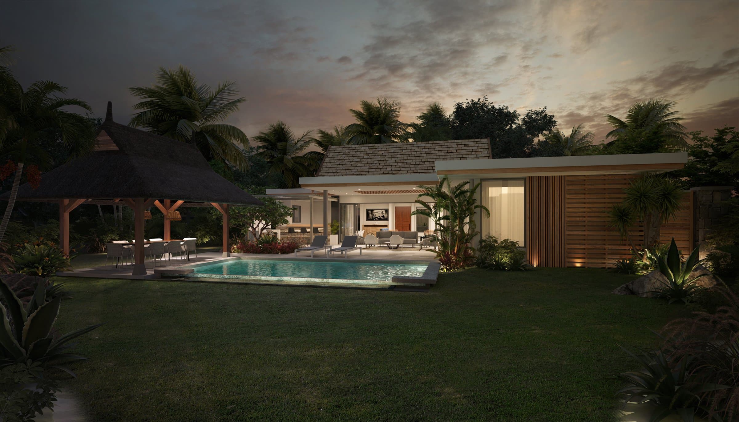 Charming Three-Bedroom Villa with Spacious Garden