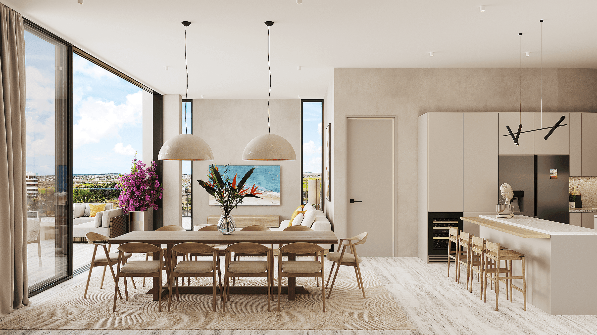 Three-Bedroom Penthouse with Private Terrace