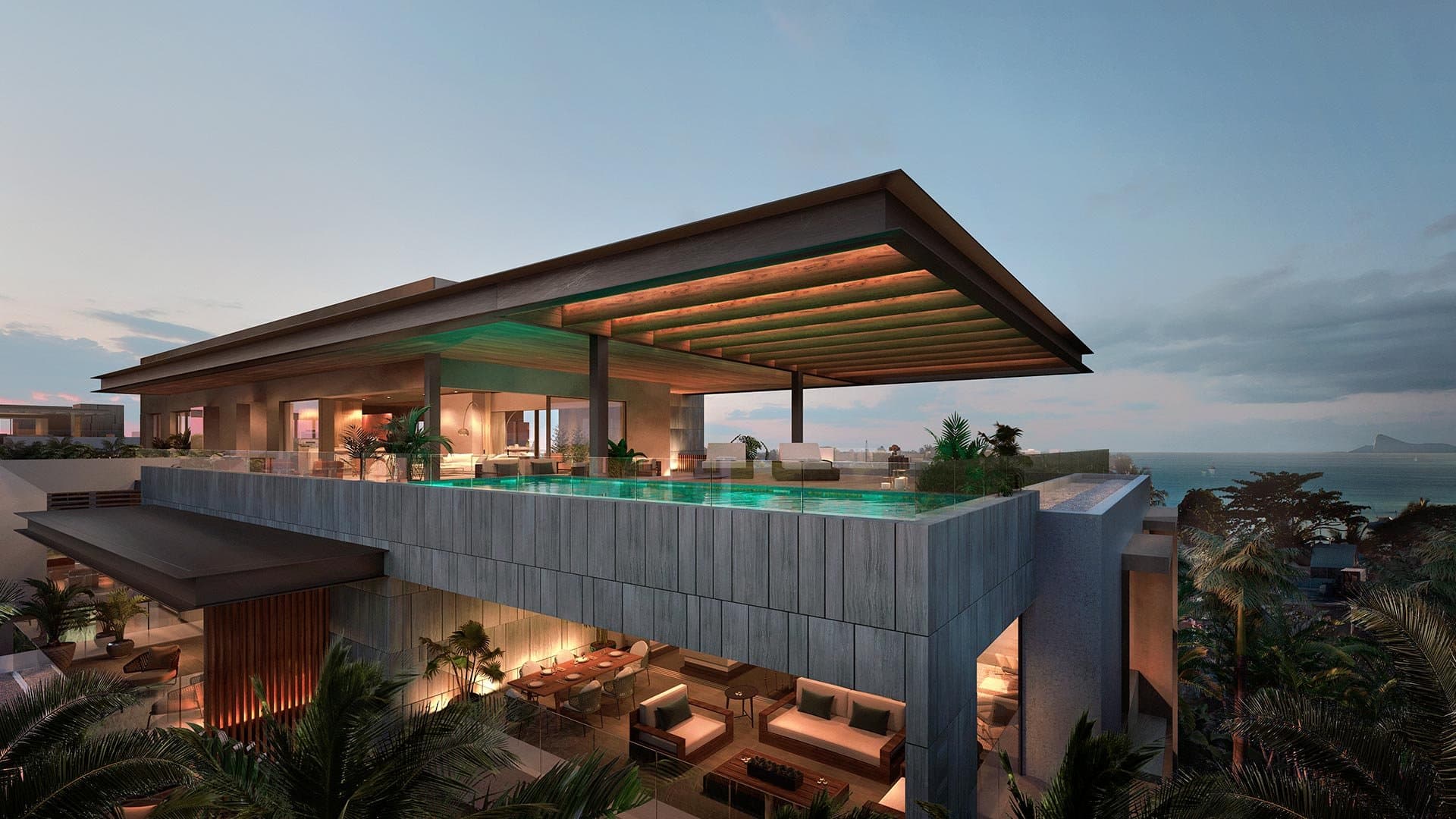 4-Bedroom Penthouse with Open Living and Terrace