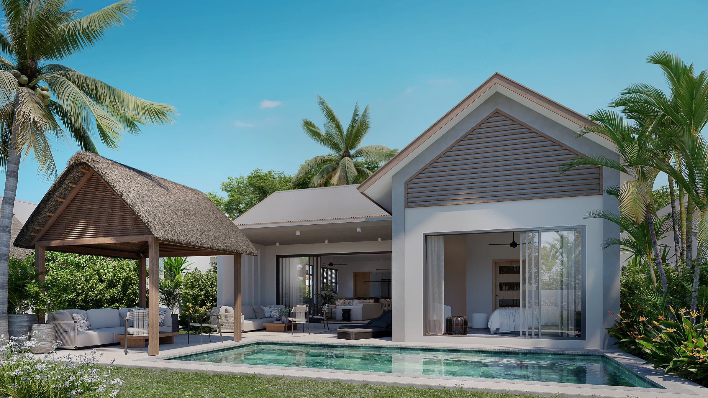 Exceptional Contemporary Villa in a Private Residence