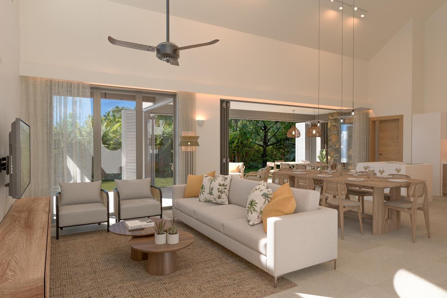 A Tropical Lifestyle in a Private Residence in Pointe d’Esny