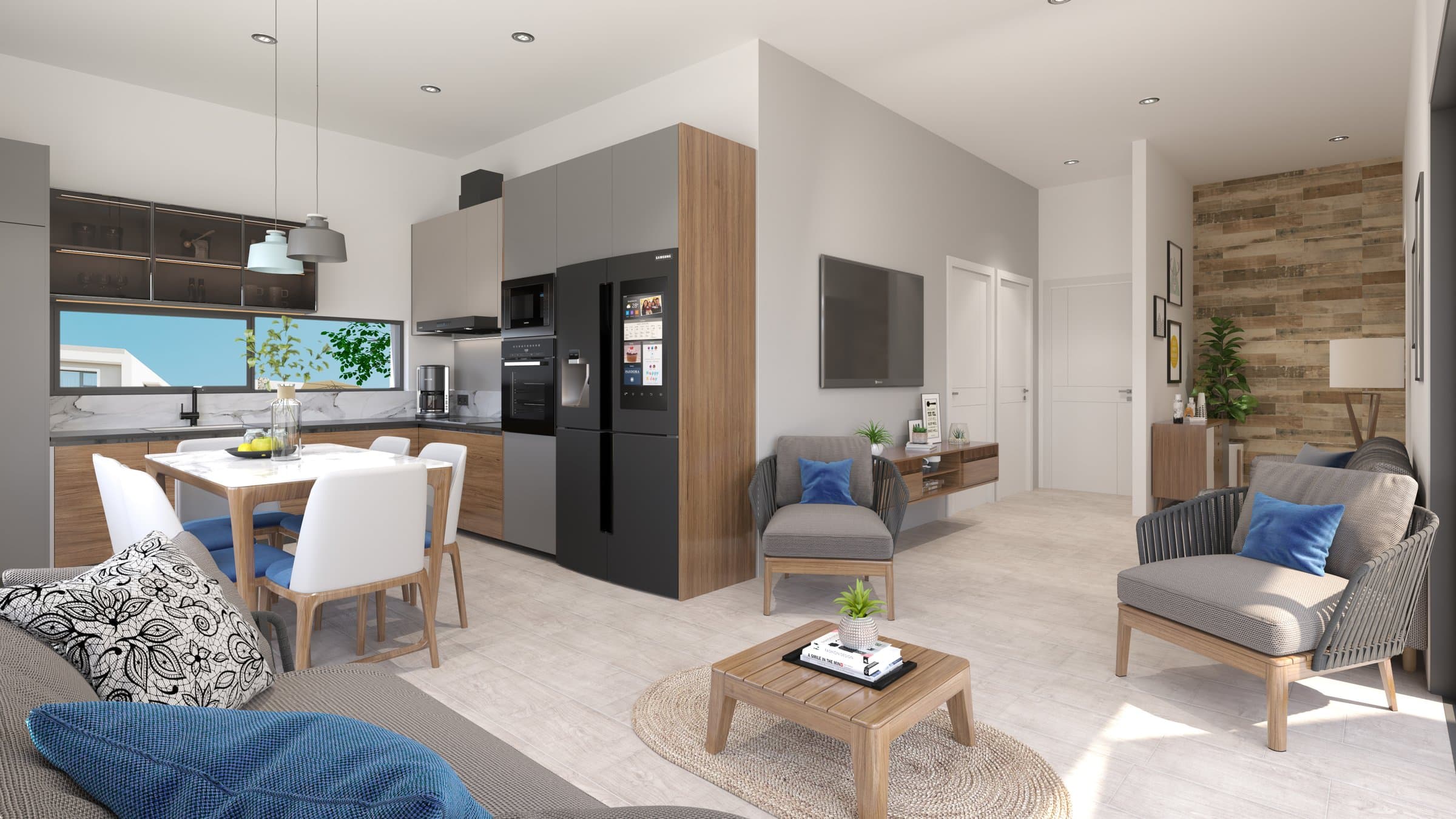 Elegant 2-Bedroom Penthouse with Expansive Terrace, Pergola & Jacuzzi in Tamarin