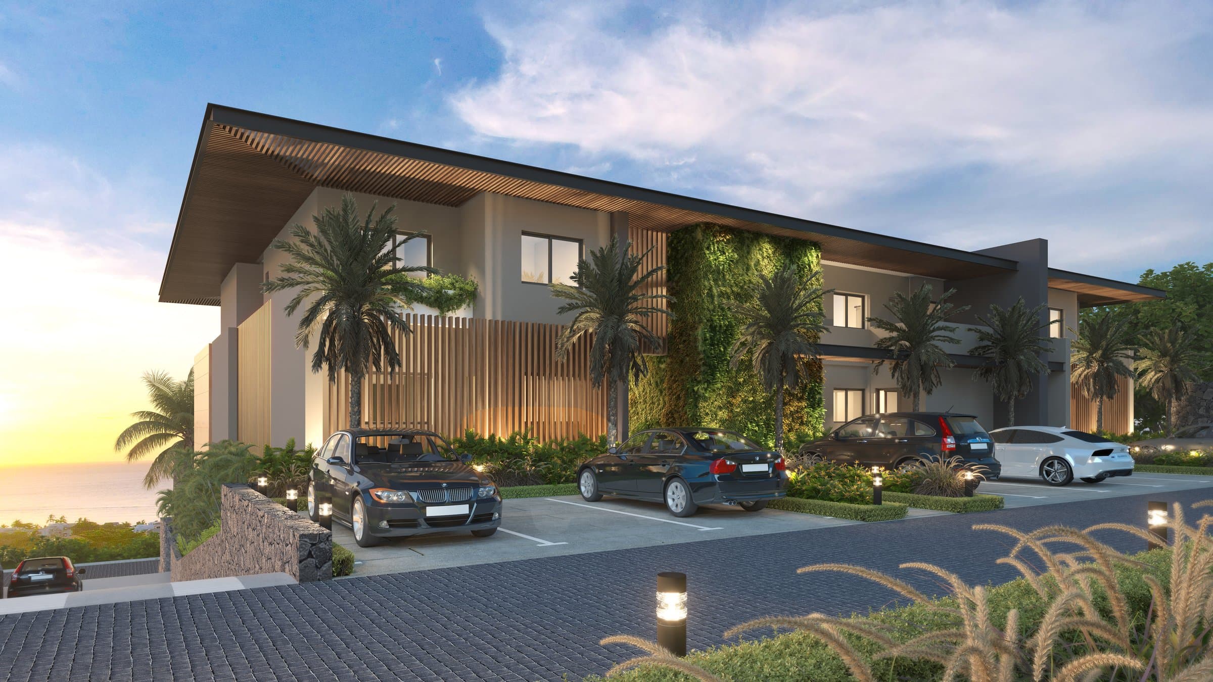Contemporary 3-Bedroom Apartment with Panoramic Ocean Views in Tamarin