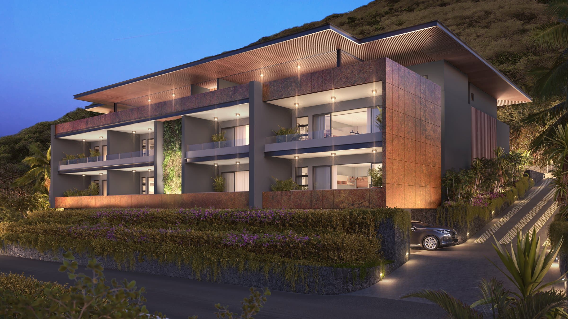 Contemporary 3-Bedroom Apartment with Panoramic Ocean Views in Tamarin